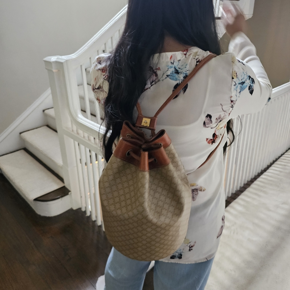Celine Triomphe Vintage Bucket Backpack - Picture 15 of 15